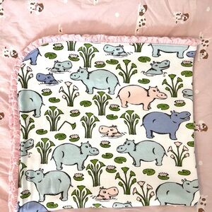 TBBC Hippos Buggy Blanket